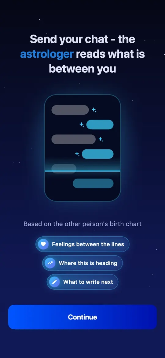 Ta conversation lue dans les étoiles